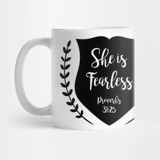 She Is Fearless Light Mug